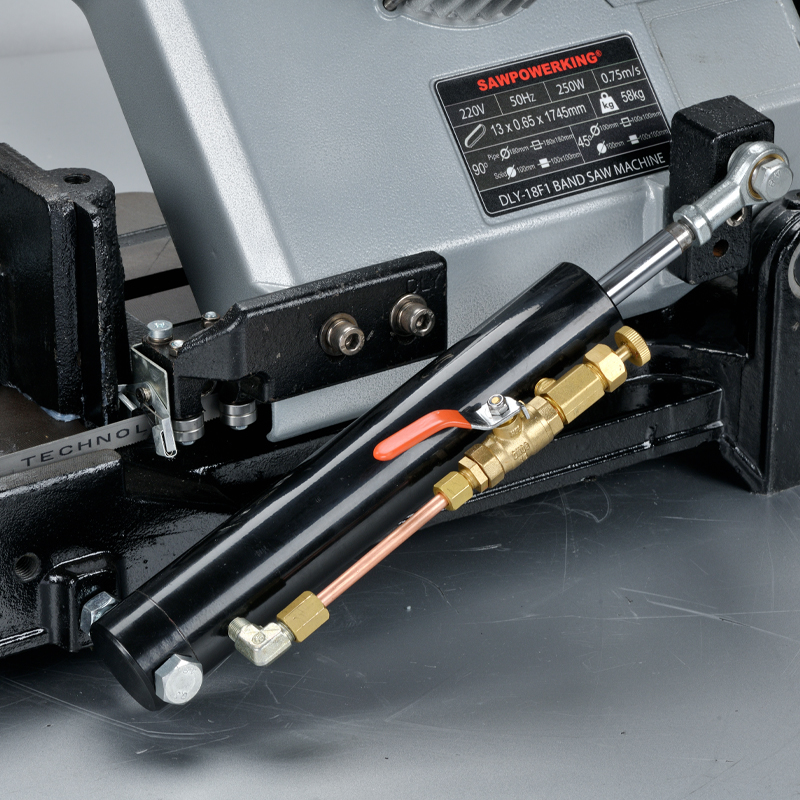 DLY-18F4 7英寸帶油缸電動帶鋸（油缸款、薄壁管切割專用）